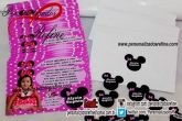 10 Convites Minnie 10x15 GRÁTIS Envelope + selo especial